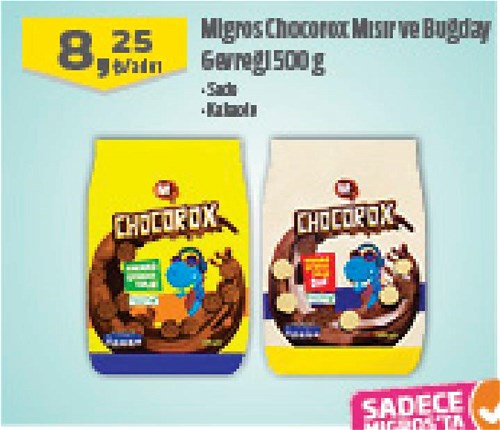 Migros Chocorox Mısır ve Buğday Gevreği 500 g image