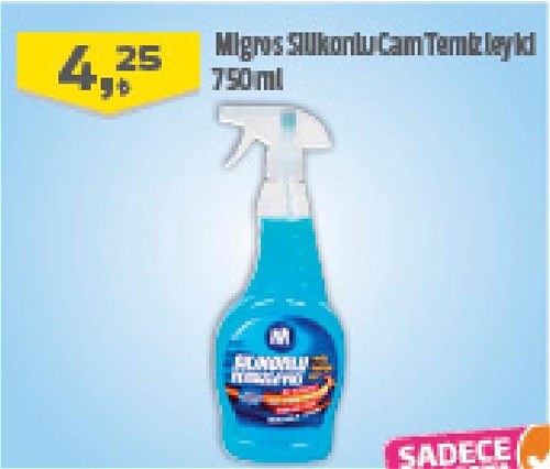 Migros Silikonlu Cam Temizleyici 750 ml image