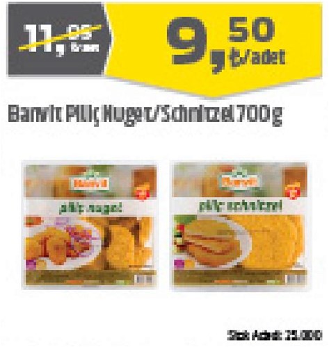 Banvit Piliç Nugget/Schnitzel 700 g image