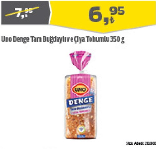 Uno Denge Tam Buğdaylı ve Çiya Tohumlu 350 g image