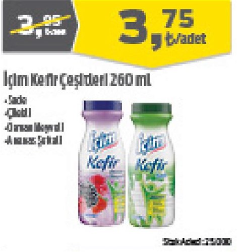 İçim Kefir Çeşitleri 260 ml image