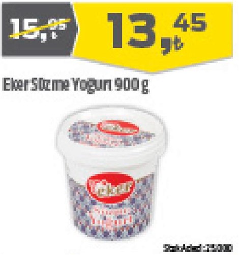 Eker Süzme Yoğurt 900 g image