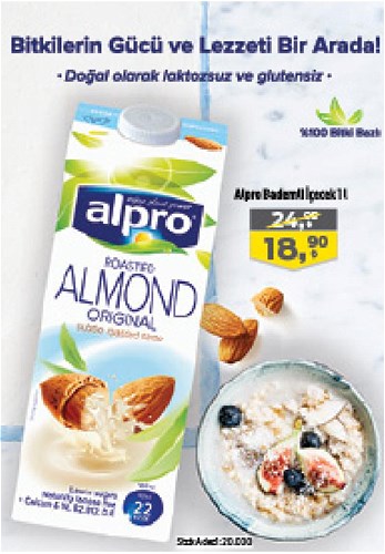 Alpro Bademli İçecek 1 l image