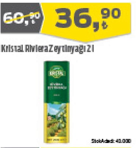 Kristal Riviera Zeytinyağı 2 l image