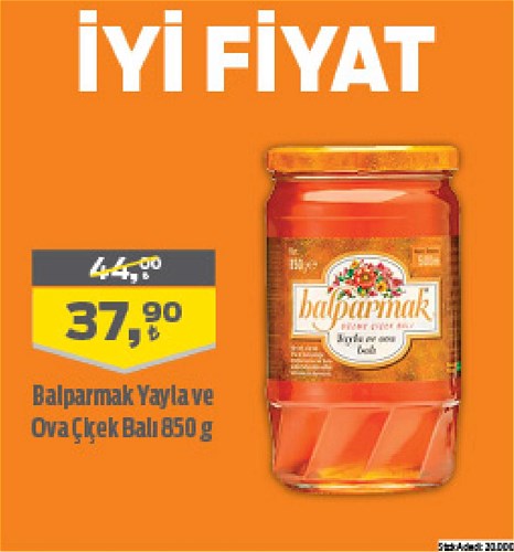 Balparmak Yayla ve Ova Çiçek Balı 850 g image