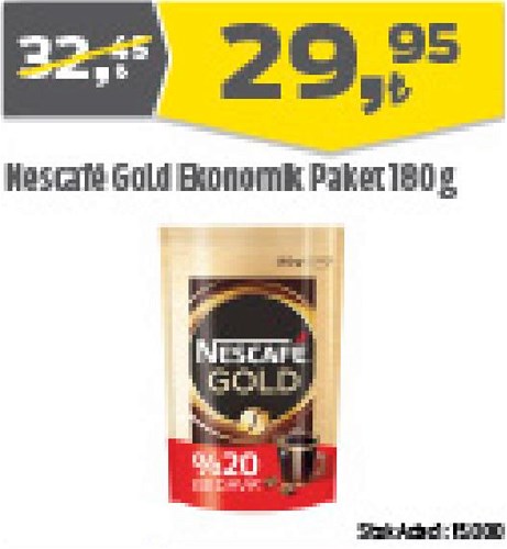 Nescafe Gold Ekonomik Paket 180 g image