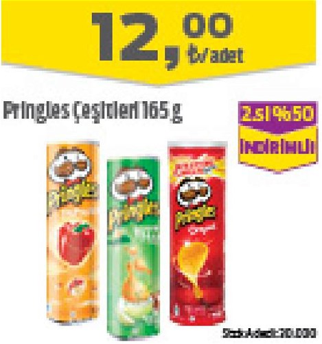 Pringles Çeşitleri 165 g image