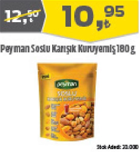 Peyman Soslu Karışık Kuruyemiş 180 g image