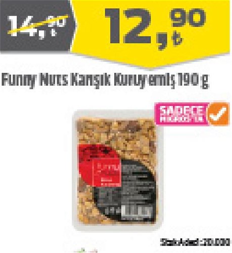 Funny Nuts Karışık Kuruyemiş 190 g image