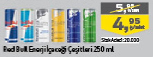 Red Bull Enerji İçeceği Çeşitleri 250 ml image