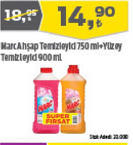 Marc Ahşap Temizleyici 750 ml + Yüzey Temizleyici 900 ml image