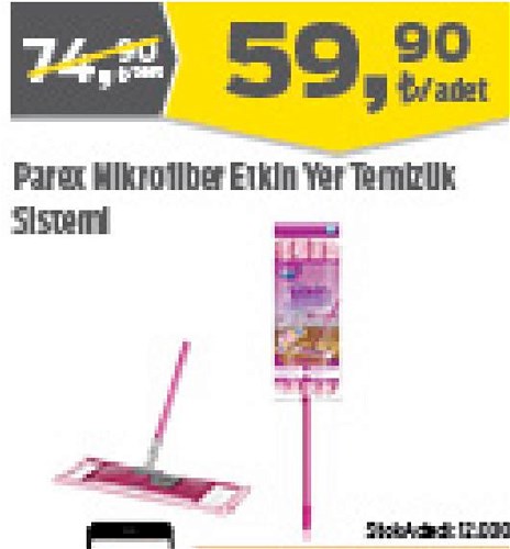 Parex Mikrofiber Etkin Yer Temizlik Sistemi image