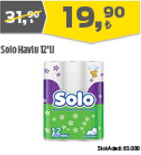 Solo Havlu 12'li image