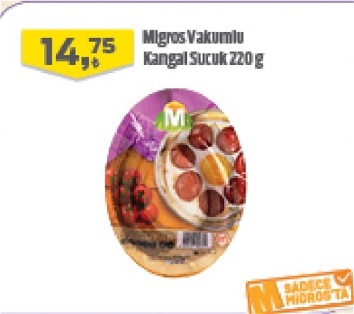 Migros Vakumlu Kangal Sucuk 220 g image