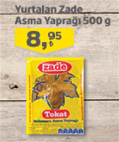 Yurtalan Zade Asma Yaprağı 500 g image