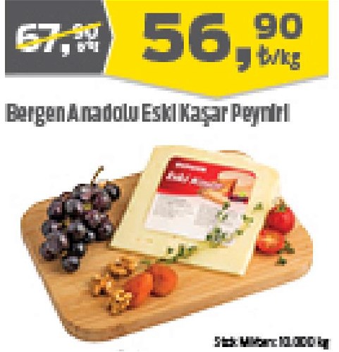 Bergen Anadolu Eski Kaşar Peyniri kg image