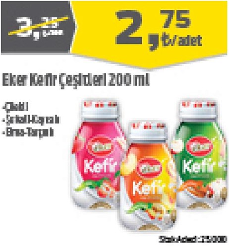 Eker Kefir Çeşitleri 200 ml image