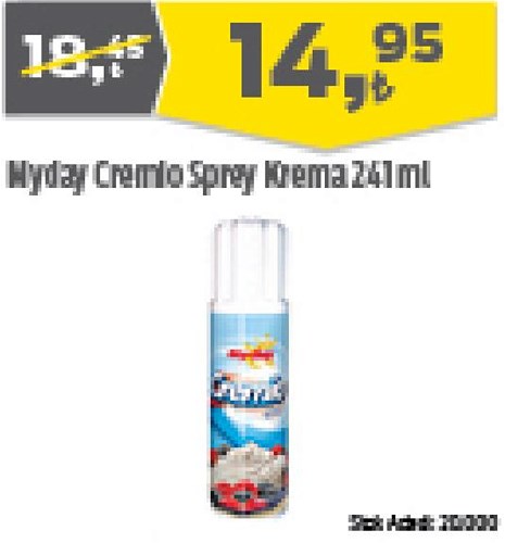 Myday Cremio Sprey Krema 241 ml image