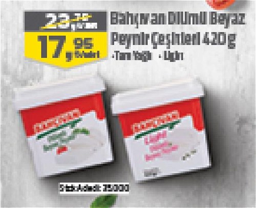 Bahçıvan Dilimli Beyaz Peynir Çeşitleri 420 g image