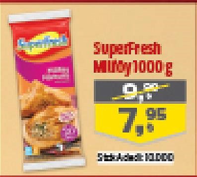 SuperFresh Milföy Hamuru 1000 g image