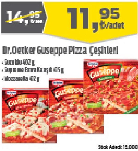 Dr. Oetker Guseppe Pizza Çeşitleri/Adet image