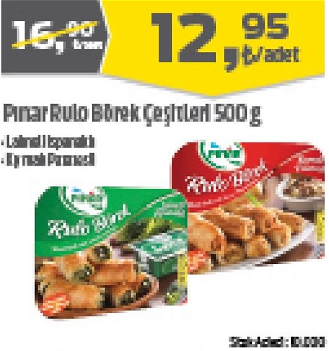 Pınar Rulo Börek Çeşitleri 500 g image