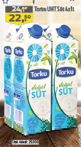 Torku Uht Süt 4x1 l image