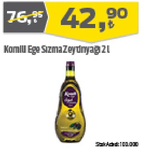 Komili Ege Sızma Zeytinyağ 2 l image