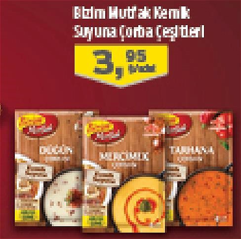 Bizim Mutfak Kemik Suyuna Çorba Çeşitleri/Adet image