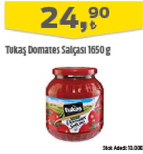 Tukaş Domates Salçası 1650 g image