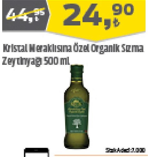 Kristal Meraklısına Özel Organik Sızma Zeytinyağı 500 ml image