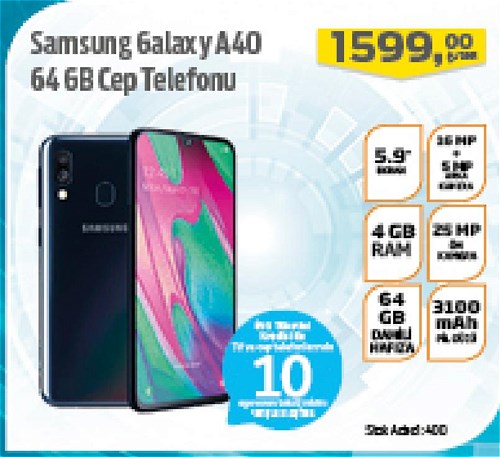 Samsung Galaxy A40 64 GB Cep Telefonu  image