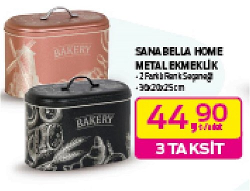 Sana Bella Home Metal Ekmeklik image