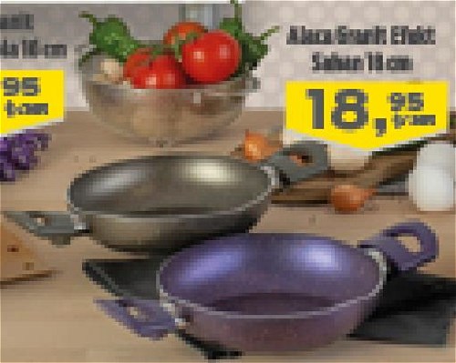 Mehtap Alaca Granit Efekt Sahan 18 cm image