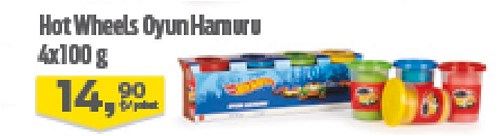 Hot Wheels Oyun Hamuru 4x100 g image