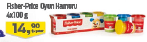 Fisher Price Oyun Hamuru 4x100 g image