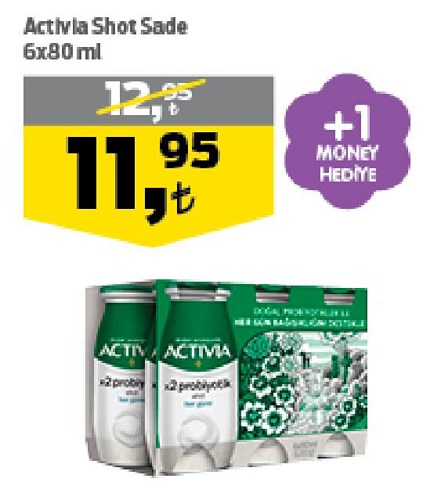 Activia Shot Sade 6x80 ml image