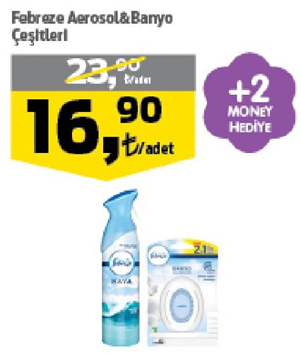 Febreze Aerosol&Banyo Çeşitleri/Adet image