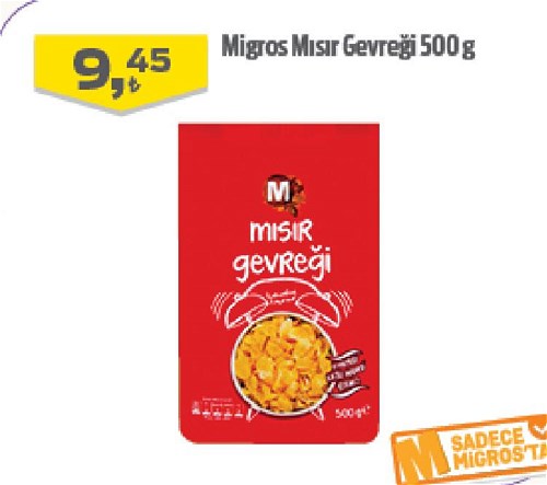 Migros Mısır Gevreği 500 g image