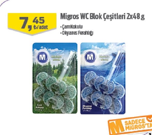 Migros Wc Blok 2x48 g image