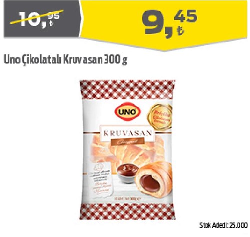 Uno Çikolatalı Kruvasan 300 g image