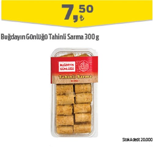 Buğdayın Günlüğü Tahinli Sarma 300 g image