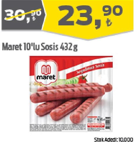 Maret 10'lu Sosis 432 gr image