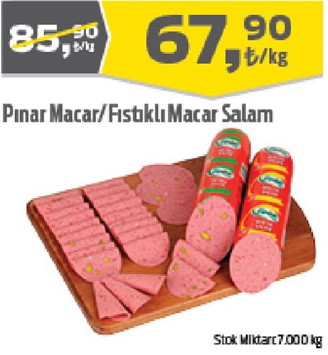 Pınar Macar/Fıstıklı Macar Salam kg image