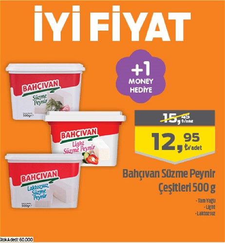 Bahçıvan Süzme Peynir Çeşitleri 500 g image