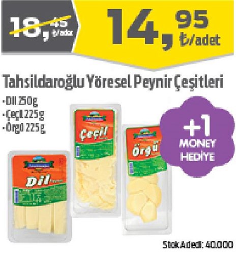 Tahsildaroğlu Yöresel Peynir Çeşitleri/Adet image