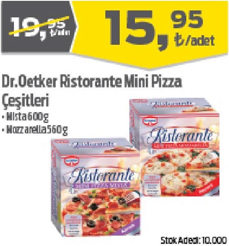 Dr.Oetker Ristorante Mini Pizza Çeşitleri/Adet image