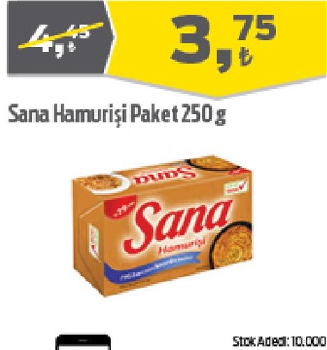 Sana Hamurişi Paket 250 g image