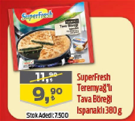 SuperFresh Teremyağlı Tava Böreği Ispanaklı 380 g image