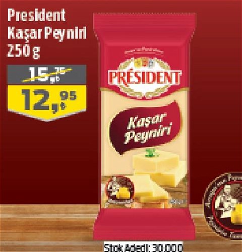 President Kaşar Peyniri 250 g image